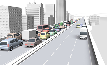 渋滞予測データ　全道路対応